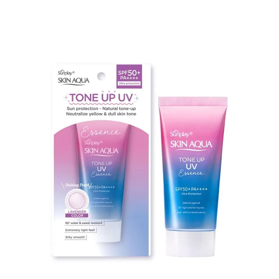 Skin Aqua Tone Up UV Essence SPF 50+ PA++++ [Lavender- 80g]	